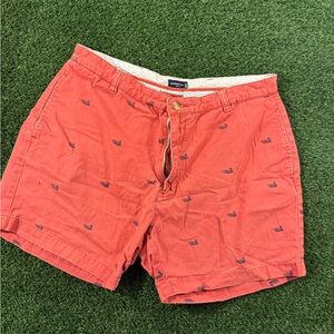 Southern Marsh Red Flat Front Shorts